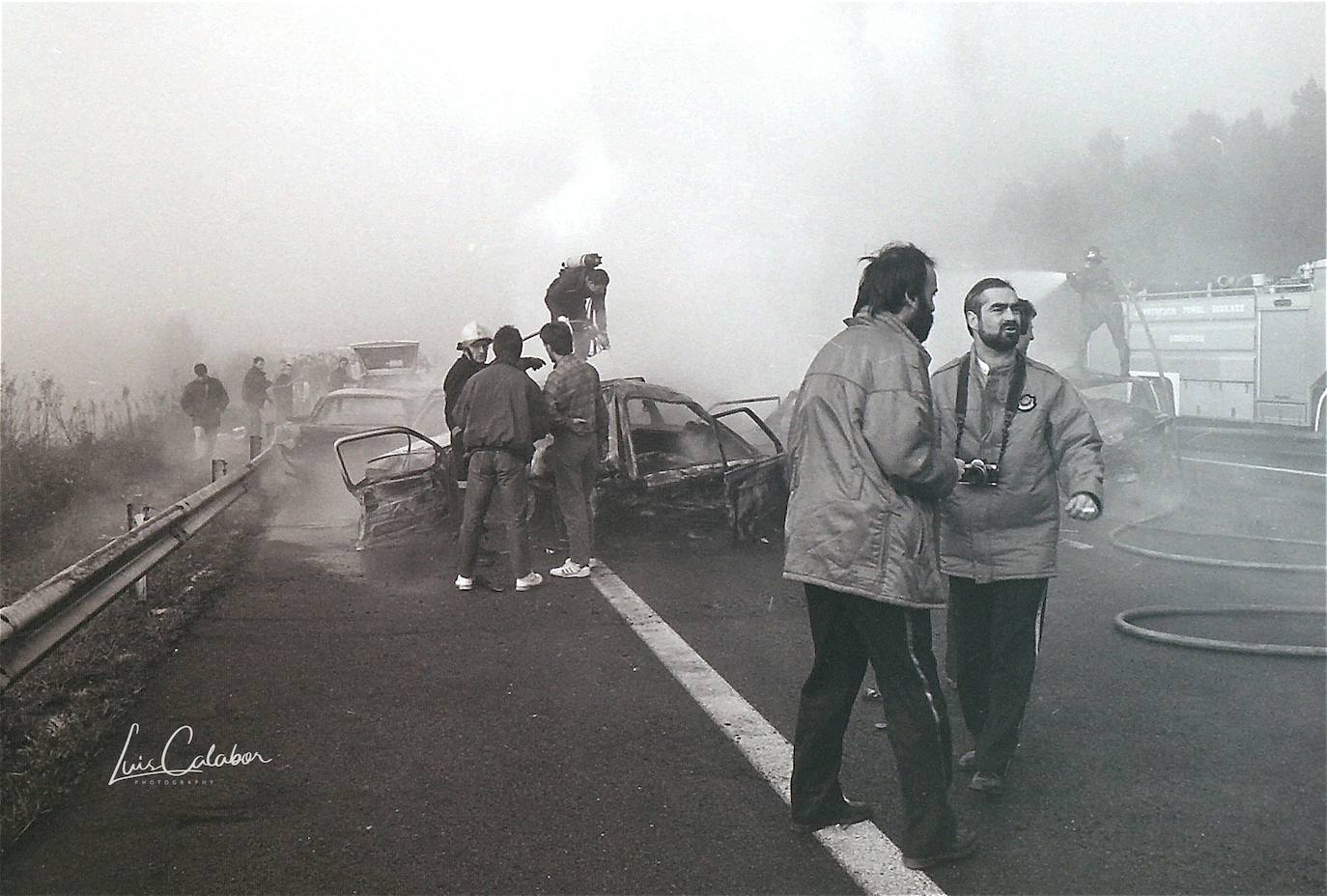 El accidente de Amorebieta: 18 muertos y angustia en toda Bizkaia