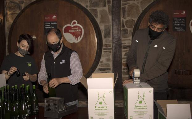 Nace en Aramaio la primera sidra espumosa alavesa