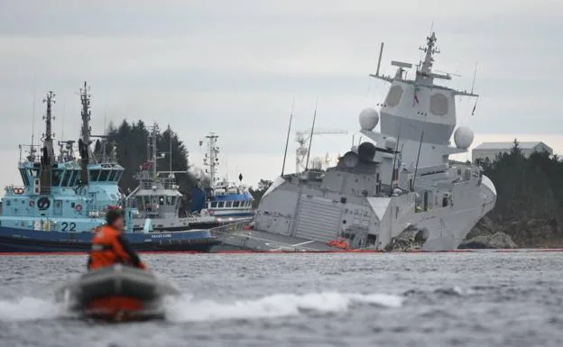 Noruega exculpa a Navantia del hundimiento de una fragata de su Marina