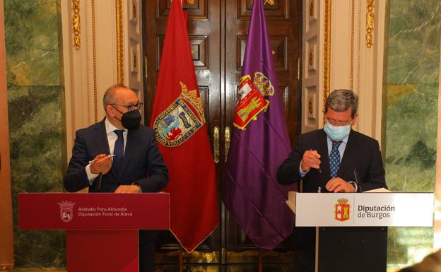 Álava y Burgos reeditan su acuerdo para prestar servicios a los habitantes de Treviño