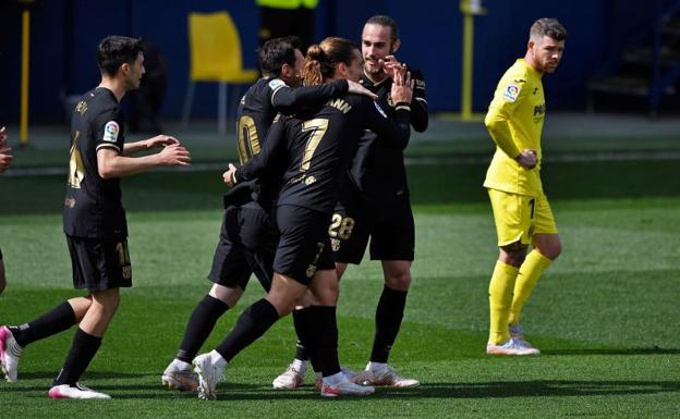 Griezmann hace de La Cerámica un lienzo