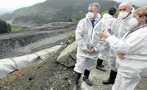 El equipo de rescate de Zaldibar enfila la última zona de búsqueda de Joaquín