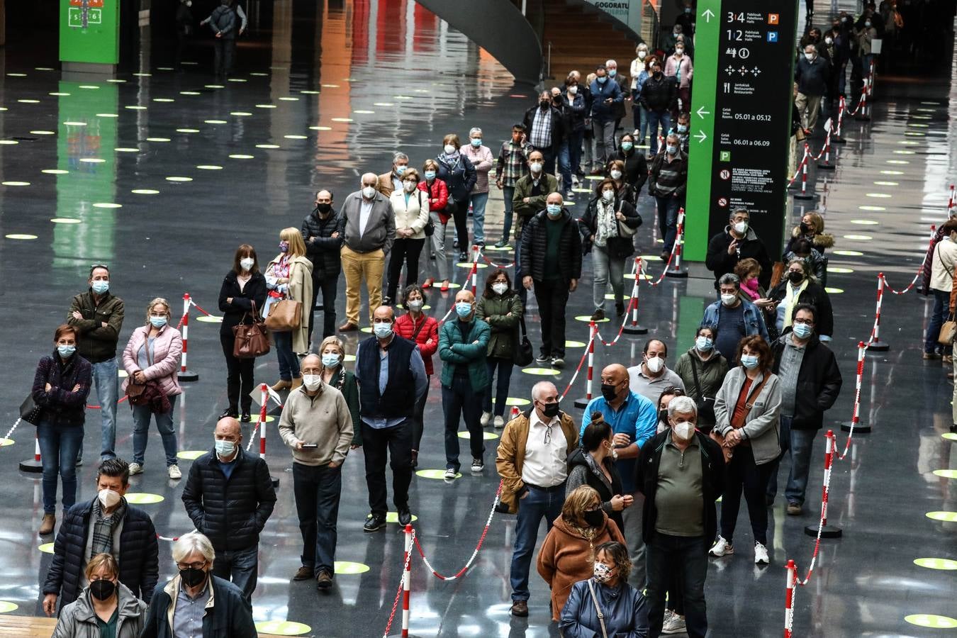 Euskadi batió el viernes su récord de vacunación con 31.300 dosis administradas