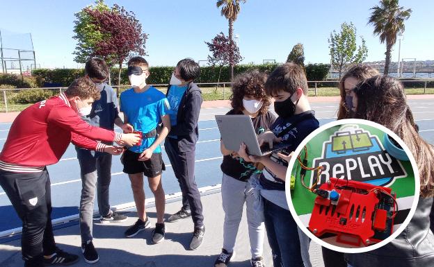 Un dispositivo que guía a los corredores ciegos para la First Lego de este sábado