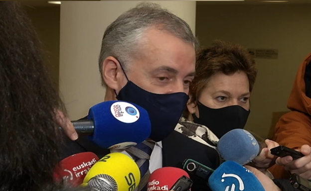Urkullu confía en lograr la recuperación económica para finales de 2022