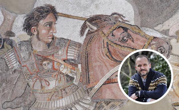 Un explorador alavés descubre la posible tumba del caballo de Alejandro Magno