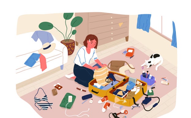 Trucos infalibles para que te entre toda la ropa en la maleta de viaje