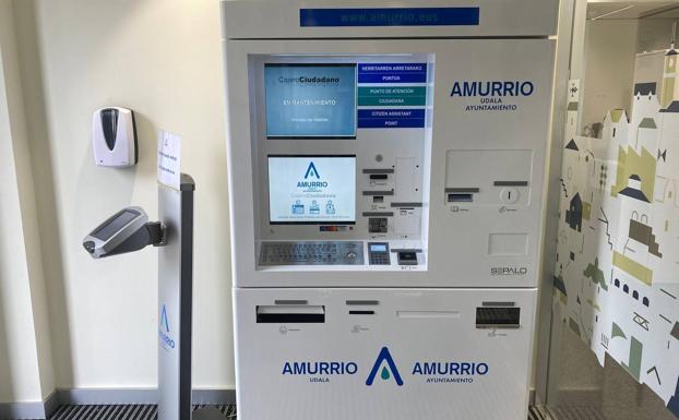 Un cajero automático en Amurrio para pagar impuestos