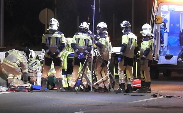 Herido un motorista en una colisión contra un coche en La Avanzada