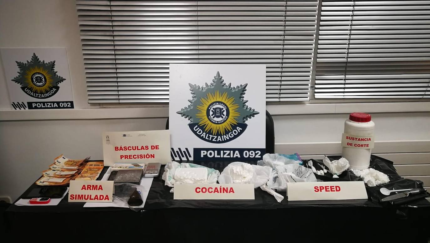 La Policía de Vitoria decomisó el año pasado 31 kilos de droga