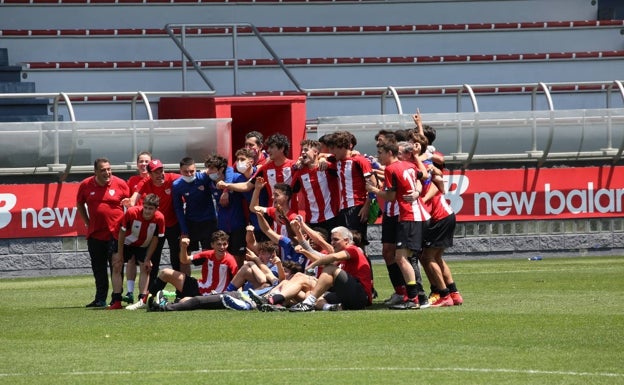 El Athletic juvenil se enfrentará al Málaga en los cuartos de final de la Copa de Campeones
