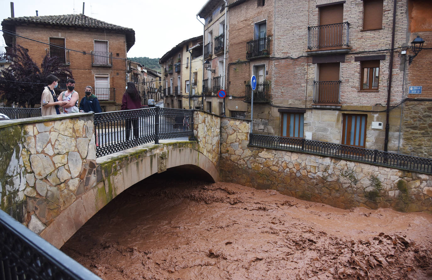 Espectacular tormenta en La Rioja