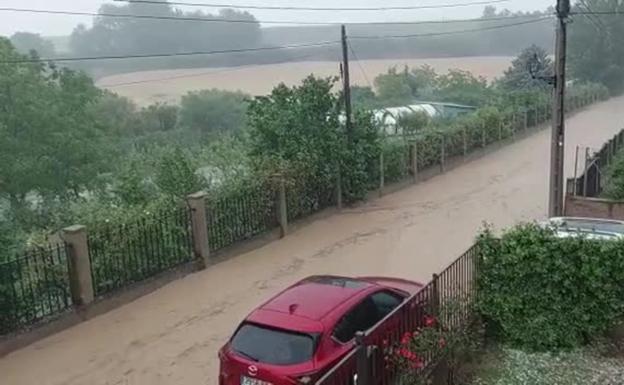 La tormenta se deshace sobre la comarca jarrera