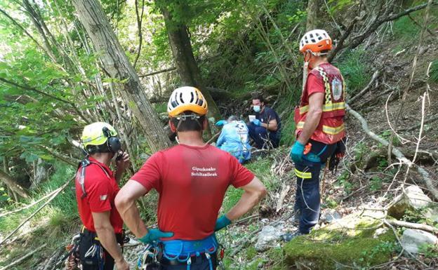 Fallece un montañero de Markina tras caerse en el Txindoki