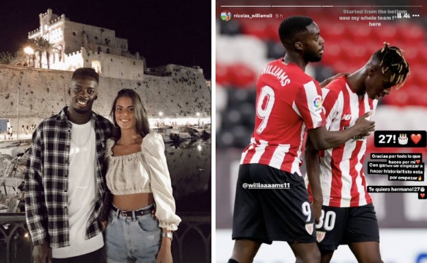 La emotiva felicitación de cumpleaños a Iñaki Williams de su hermano: «Gracias por todo lo que haces por mí»