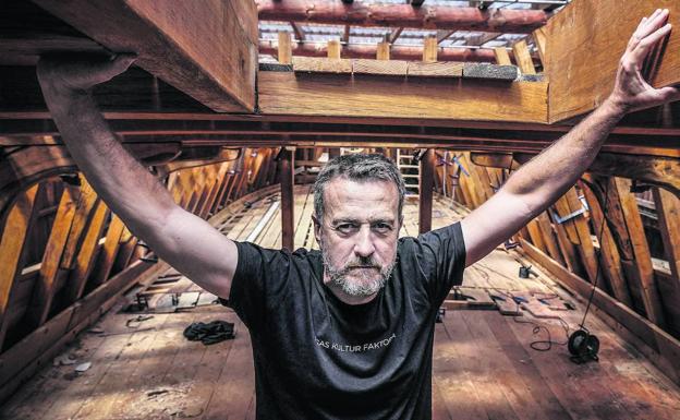 Albaola, la factoría al timón de la construcción de la nao San Juan