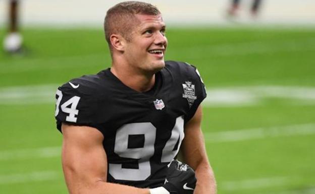 Carl Nassib, primer jugador de fútbol americano que se declara homosexual