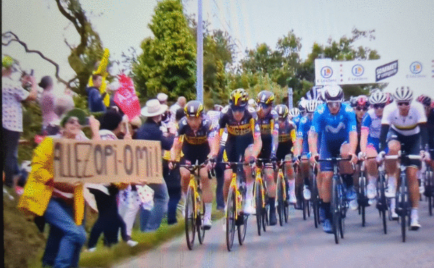 Detenida la aficionada que causó la caída masiva en el inicio del Tour