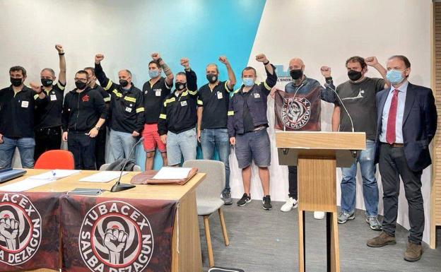 Tubacex cita al comité el martes para informar sobre la readmisión de los despedidos