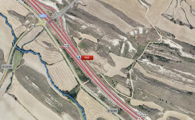 Un herido al colisionar dos furgonetas en la A-1, en Iruraiz-Gauna