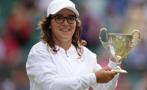 La Peña Vitoriana homenajeará a Ane Mintegi, campeona de Wimbledon Júnior