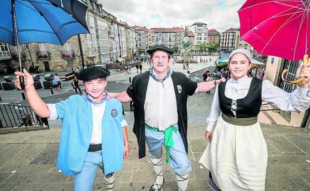 La 'despedida' de Celedón y Neska Txiki