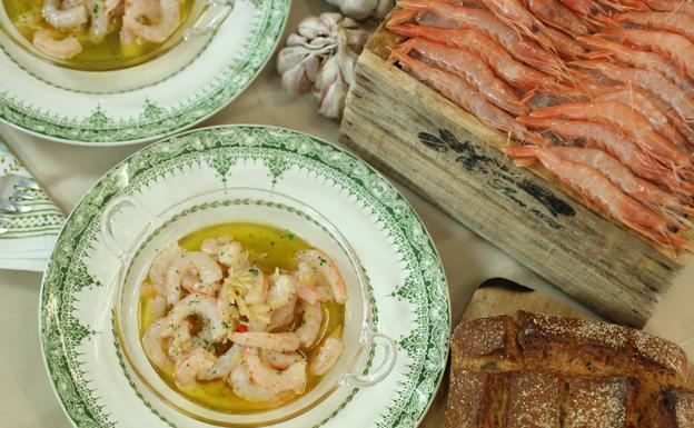 La receta de David de Jorge: gambas al ajillo