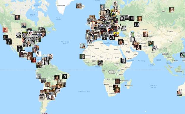 Emakume musikarien sorkuntzak ezagutzera ematen dituen mapa interaktiboa