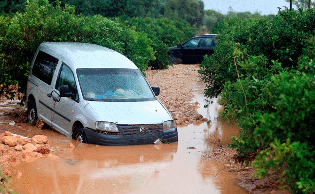 Jabón Sandalias Pelearse Las lluvias torrenciales se ceban con Tudela, Alcanar (Tarragona) y Toledo  | El Correo