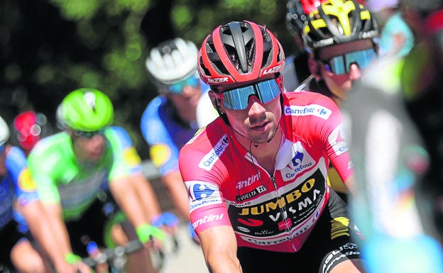 Espantada de López en la Vuelta de Roglic