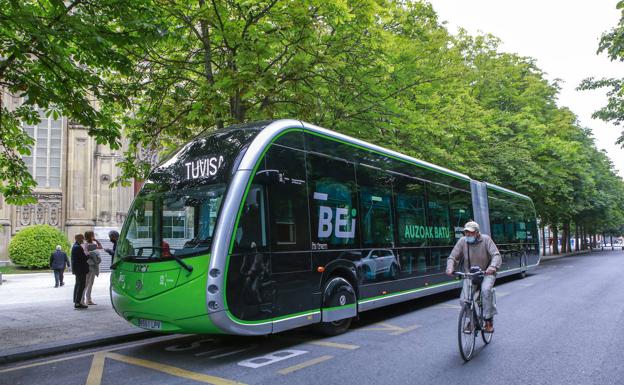 El bus eléctrico hará su primer viaje con pasajeros en Vitoria el 22 de septiembre