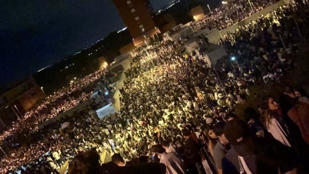 25.000 jóvenes en un botellón en la Ciudad Universitaria de Madrid