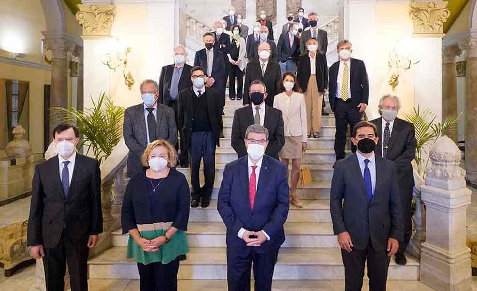 Recepción institucional al jurado y a los galardonados con los Premios Fundación BBVA Fronteras del Conocimiento