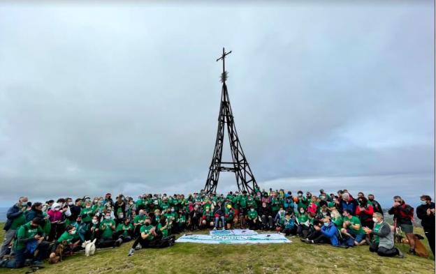 «Gorbeiako gailurrera igandean egindako igoerak ELA gaixotasuna ikusarazteko balio izan du»
