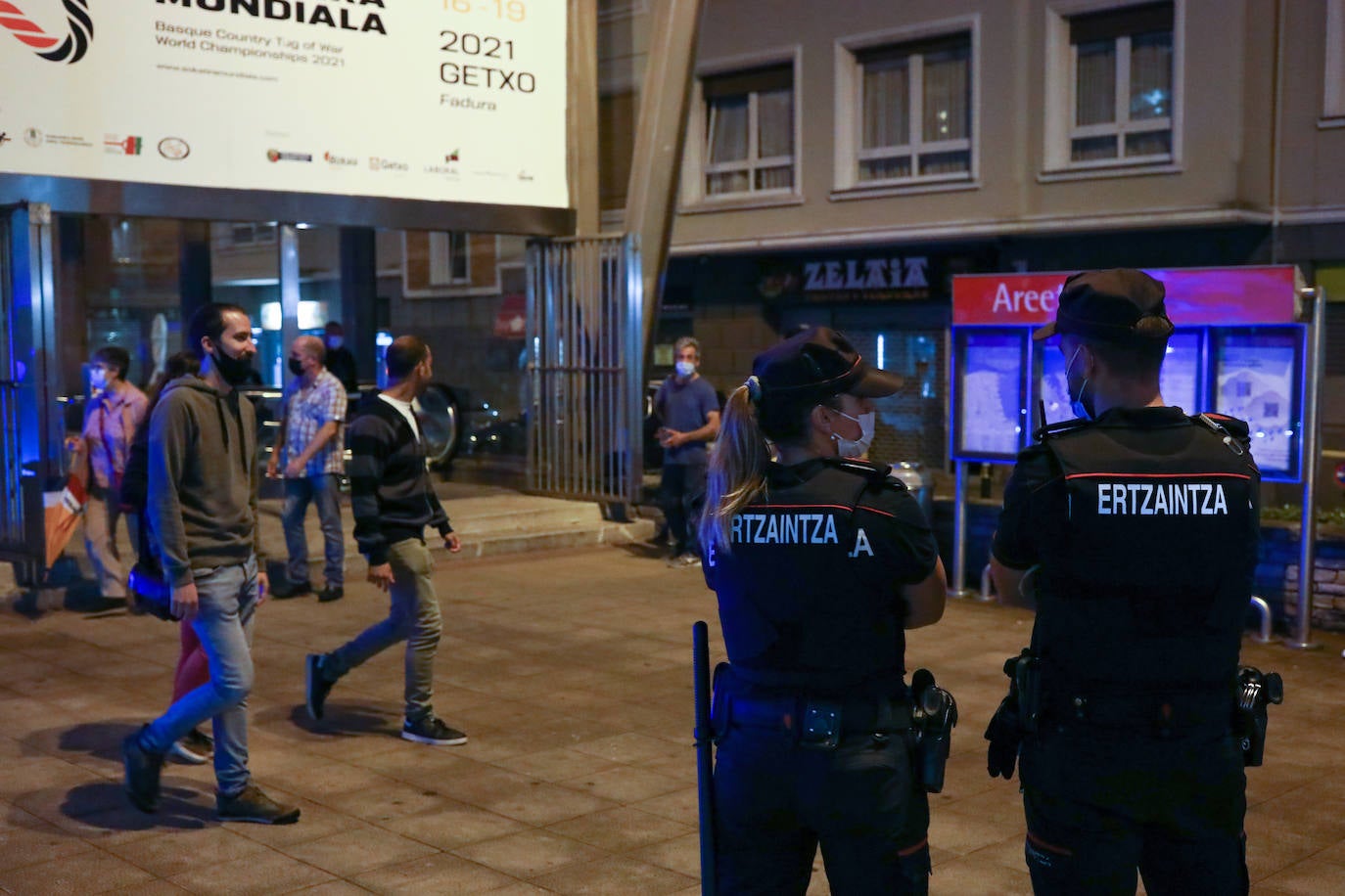 Las Arenas duerme tranquila en un arranque de madrugada sin percances por las 'no fiestas'