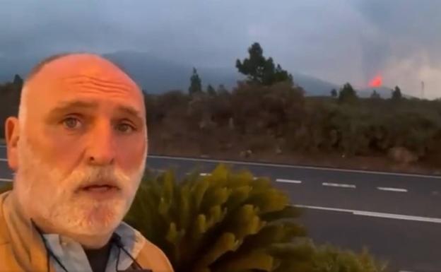 José Andrés viaja a La Palma para repartir comida entre los afectados por el volcán