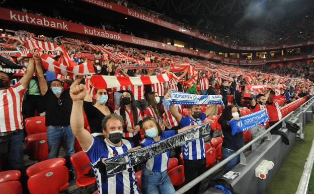 Aforos al 100% en los estadios de fútbol de Euskadi