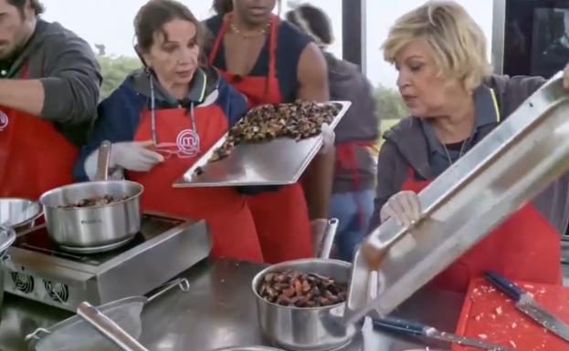 Terelu y Victoria Abril chocan en 'Masterchef Celebrity'