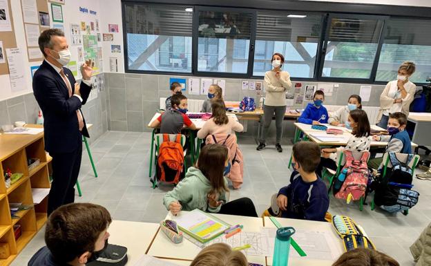 Los colegios vascos aplicarán desde la próxima semana un nuevo protocolo sanitario que suaviza las medidas actuales