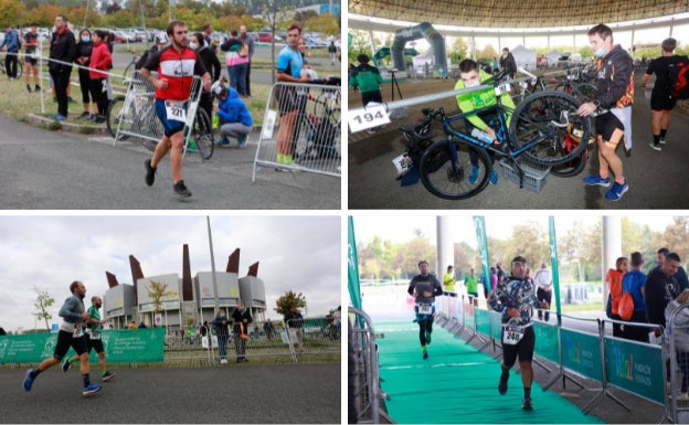 Mintegui y Herrán lideran el primer Duatlón de Vitoria