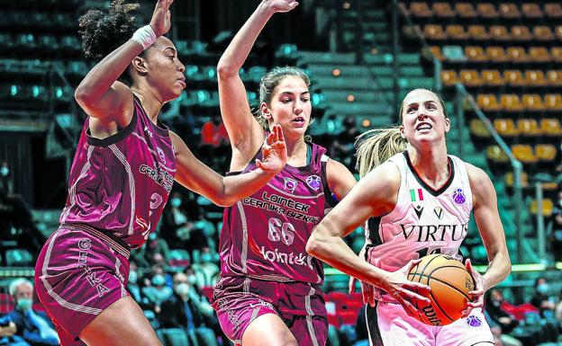 El Lointek Gernika pisa fuerte en su estreno en la EuroCup Women ante la Virtus de Bolonia