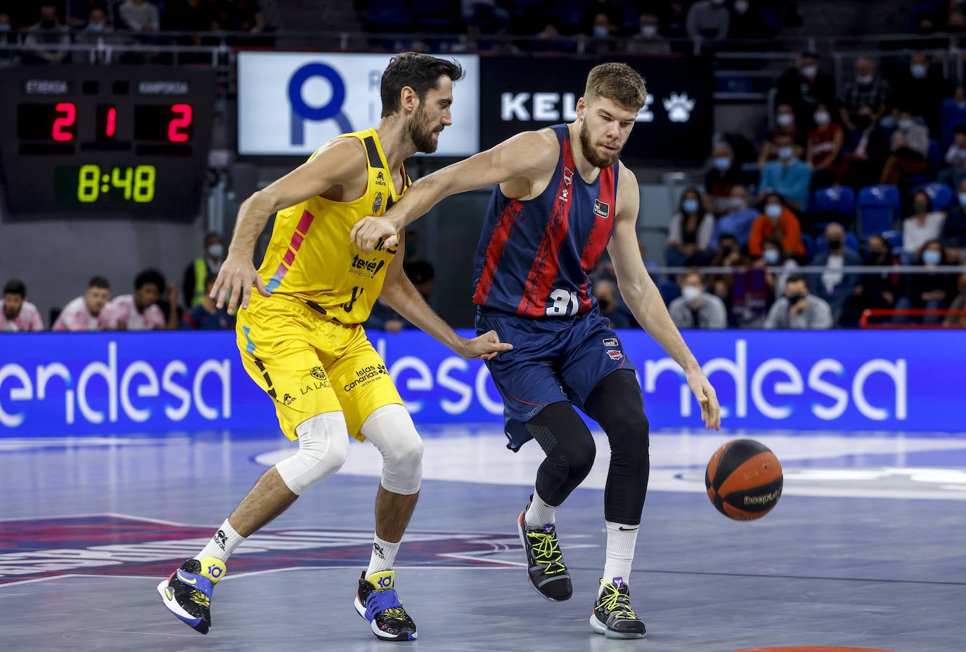 Las mejores imágenes del Baskonia-Tenerife