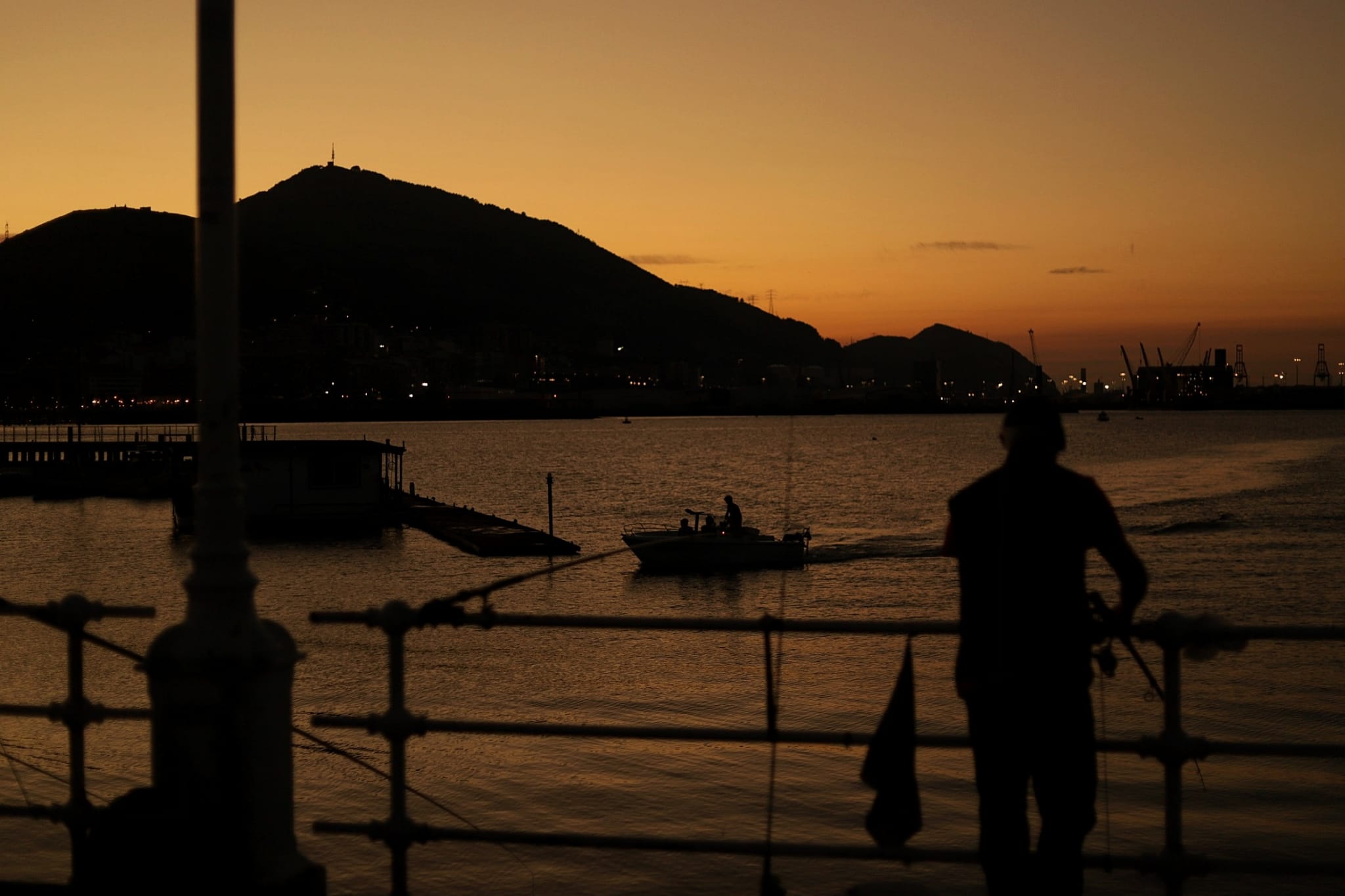 Los espectaculares atardeceres que el viento sur deja en Bizkaia