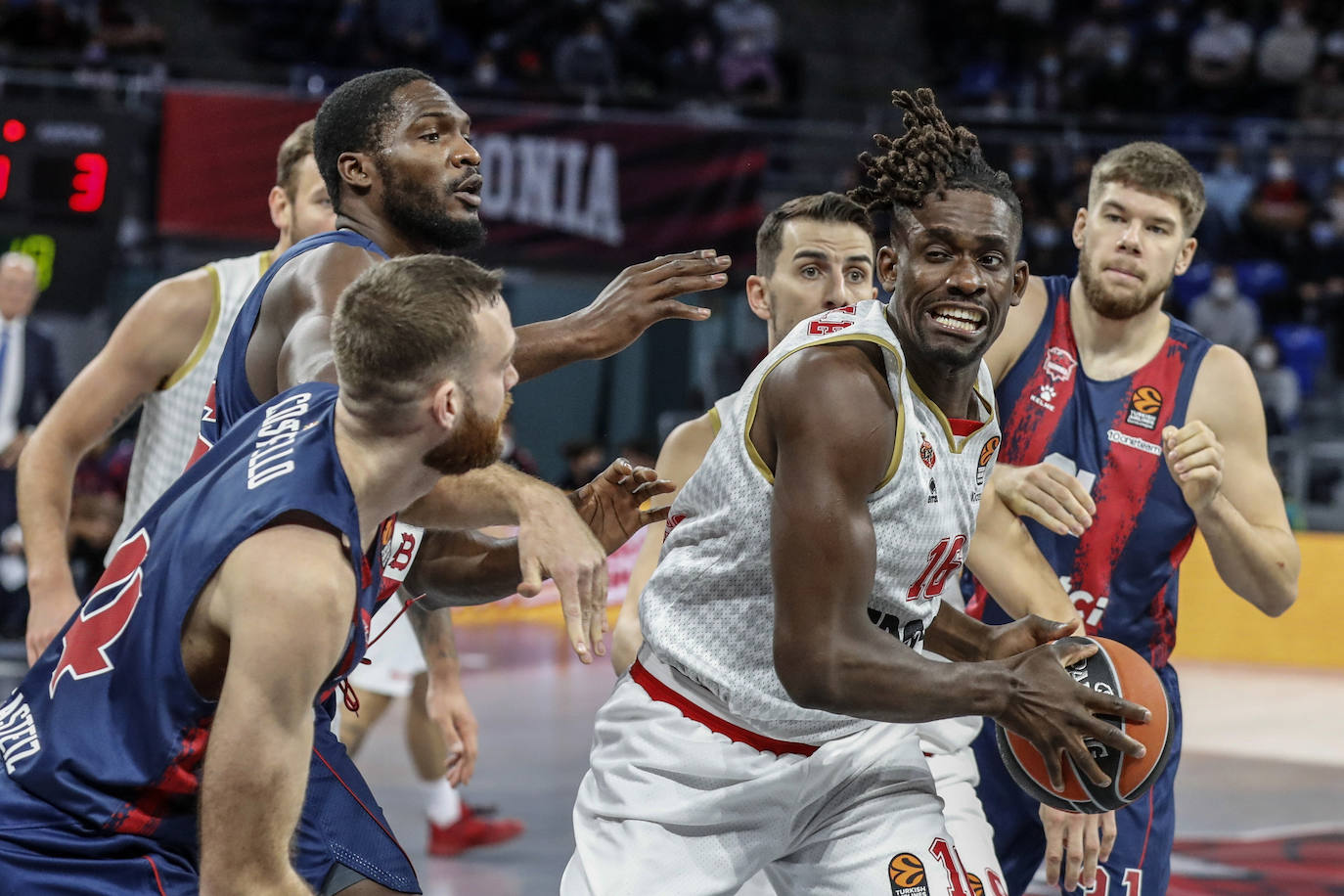 Las mejores imágenes del Baskonia - Mónaco