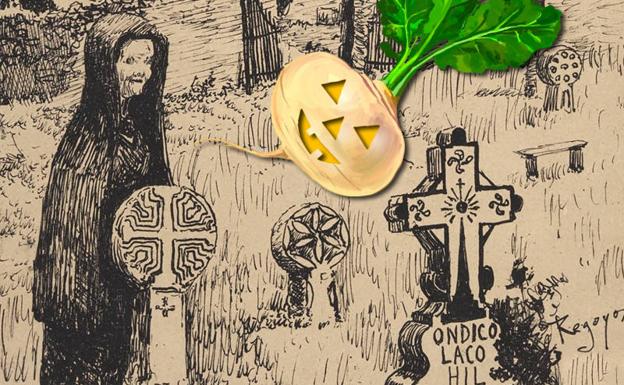Linternas de nabos y migas funerarias