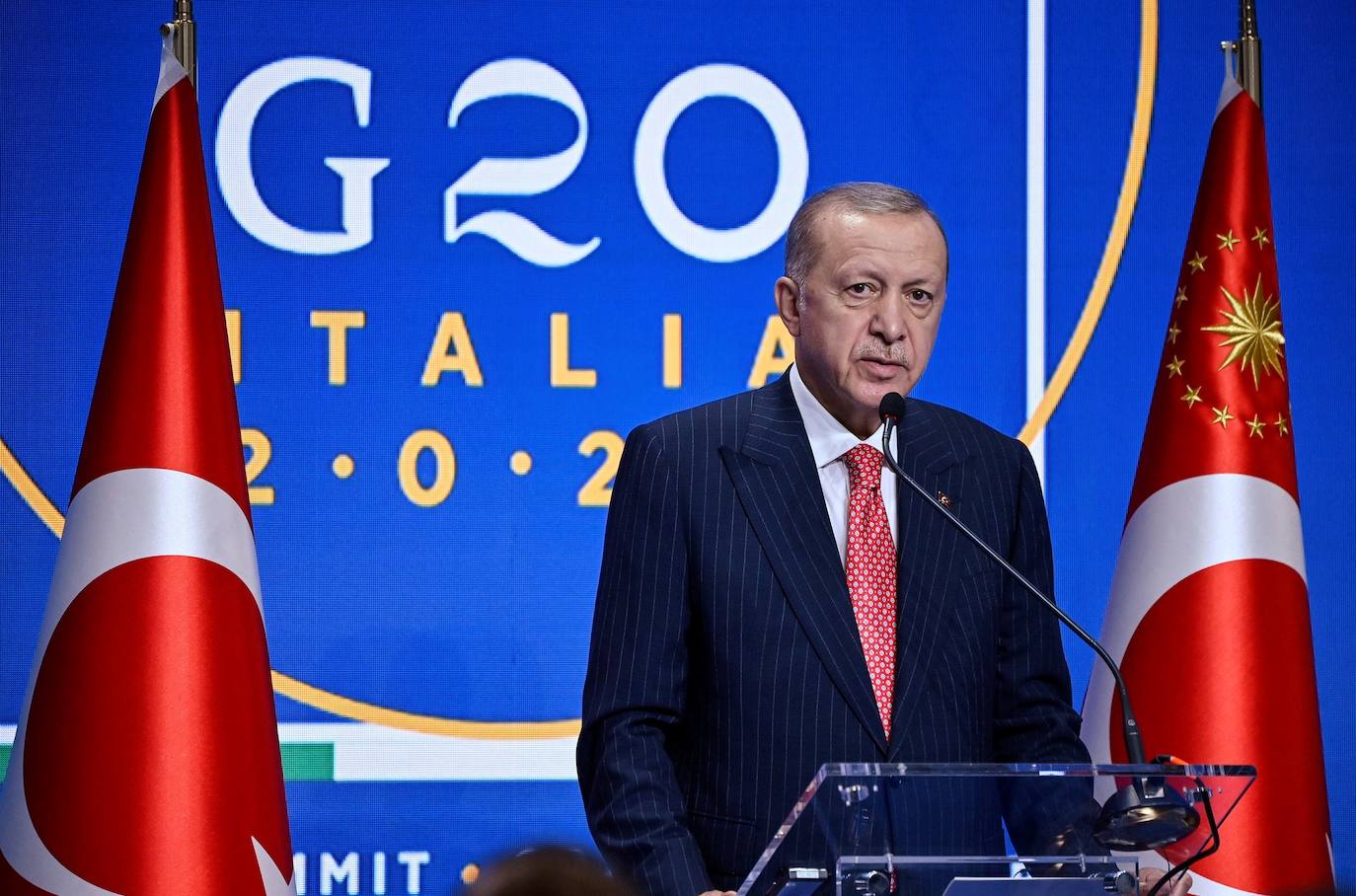 Erdogan planta a la COP26 por desacuerdos con la forma en la que se ha organizado su seguridad