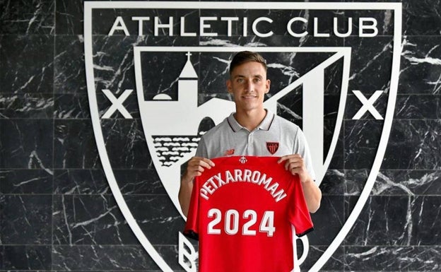 Petxarroman: «Nunca he dudado de mi decisión de venir al Athletic»