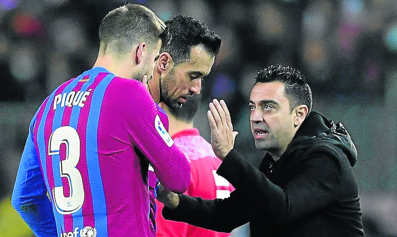 La fortuna sonríe a Xavi en su estreno