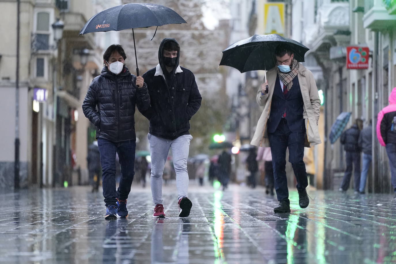 Euskadi, en aviso amarillo por nieve por la entrada de una masa de aire muy frío