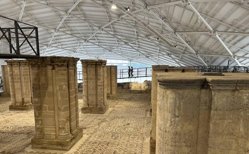 Jericó recupera el esplendor del mayor mosaico Omeya